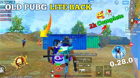 FINALLY OLD PUBG LITE BACK 0 28 0 UPDATE IS HERE NEW UPDATE PUBG