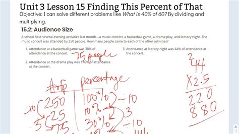 Illustrative Math Th Grade Unit Lesson Finding This Percent Of