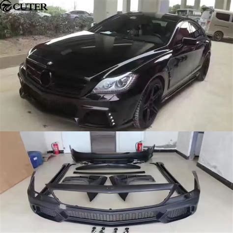 W Cls Class Car Body Kit Pu Unpainted Front Bumper Rear Bumper For