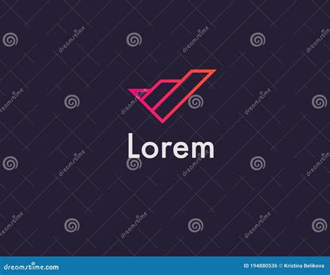 Creative Icon Linear Arrow Logo And Timeline For Company Stock Vector