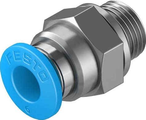 QS G1 8 6 Festo Festo QS Series Straight Threaded Adaptor G 1 8 Male