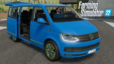 Fs22 Volkswagen Multivan T6 2016 Farming Simulator 2022 Car Mod