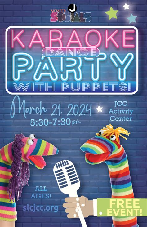 Karaoke Dance Party With Puppets Ij And Jeanné Wagner Jewish