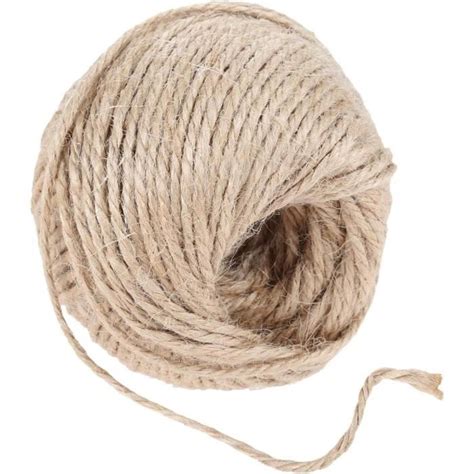 Zkenshan Ficelle Jute Natural Jute Corde Type Twine Rouleaux De Chanvre