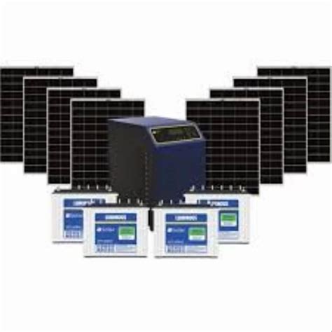 Inverter Pcu Luminous Solar Off Grid System Rooftop For Industrial 250 V At Rs 775000 Set In