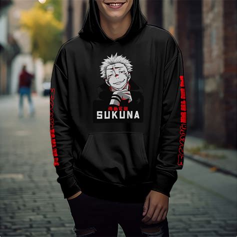 Moletom Blusa Ryomen Sukuna Jujutsu Kaisen Anime REF 1870 Canguru Home