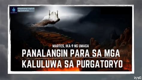 PANALANGIN PARA SA MGA KALULUWA SA PURGATORYO YouTube