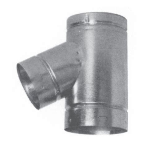 Duravent Round Type B Gas Vent Model Bv 4 6 45 Degree Branch Fixed