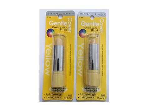 Physicians Formula Gentle Cover Stick Concealer, Yellow 837 .15 Oz (4.2 ...