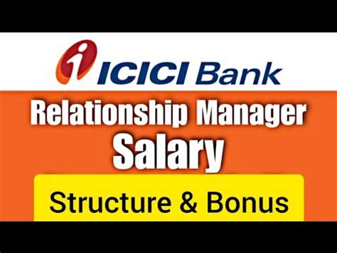 ICICI Bank Relationship Manager Salary Bonus ICICI Bank