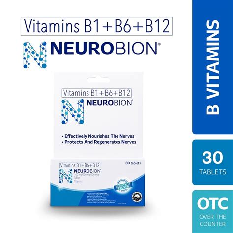 Neurobion Vitamins B B B Tablet Mg Contains Tablets