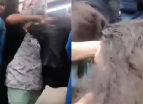 Video Graban A Dos Mujeres Peleando Por Un Asiento En El Metro CDMX