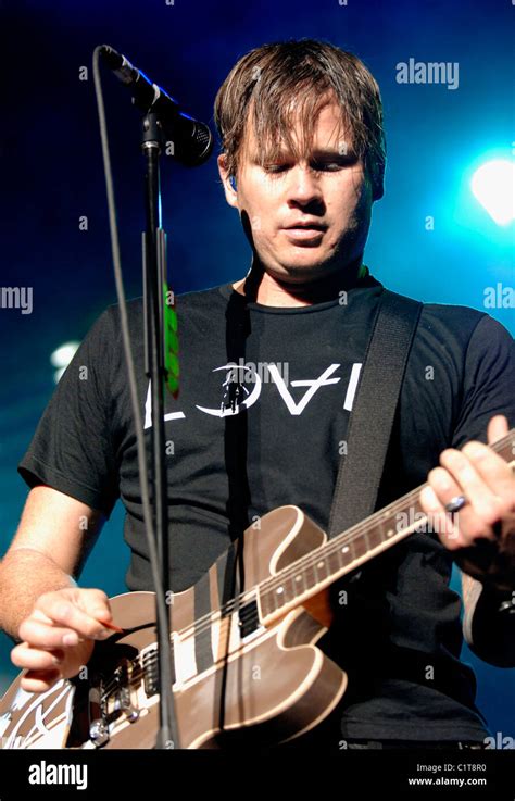 Tom Delonge Of Blink 182 Performing Live At The Molson Amphitheatre Toronto Canada 080809