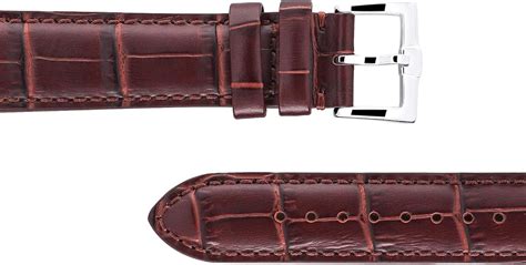 BRISMASSI ESETTI Top Grain Leder Uhrenarmbänder Schnellverschluß