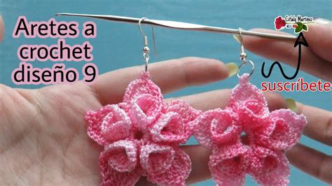 Aretes A Crochet Dise O Youtube