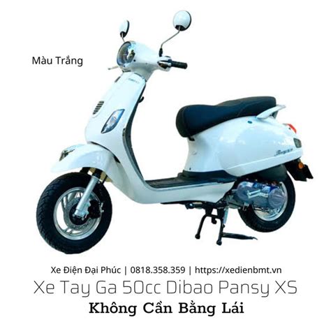 Xe Máy Tay Ga 50cc Dibao Pansy XS Vespa Xe máy Thiết kế xe