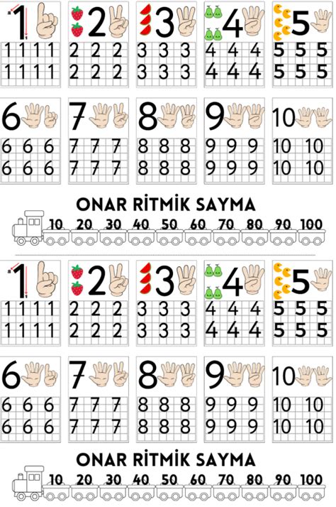 Onar Ritmik Sayma Etkinliği İkili Navruz Öğretmen Navruz Öğretmen