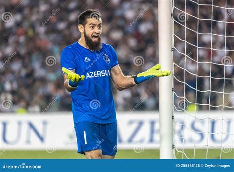 Qarabag Goalkeeper Shahrudin Mahammadaliyev during UEFA Champions ...