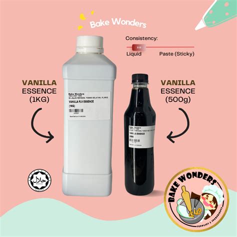 Vanilla Essence Essen Vanilla Cair 500g1kg Shopee Malaysia