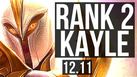 KAYLE Vs KALISTA TOP Rank 2 Kayle 6 1 6 Rank 26 KR Challenger