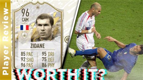 The Businessman 96 Rated Prime Icon Zinedine Zidane Player Review Fifa 22 Youtube