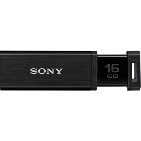 Sony 16GB MicroVault Mach USM QX Flash Drive Black USM16GQX B