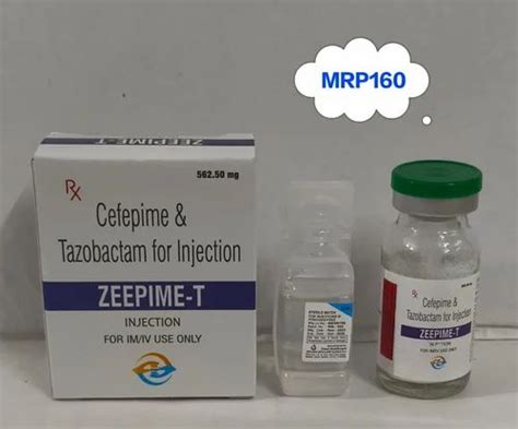 ZEEPIME T Cefepime 500mg Tazobactam 62 50mg Injection At Rs 160 Vial