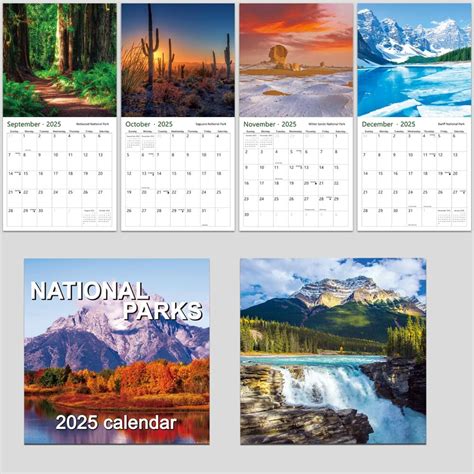 Calendario Appeso Ai Parchi Nazionali 2025 Calendari Appesi Mensili