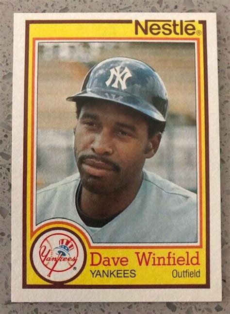 Mavin 1984 Topps Nestle Dave Winfield