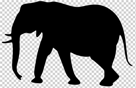 Silueta De Elefante Silueta De Elefante Mam Fero Gato Como Mam Fero