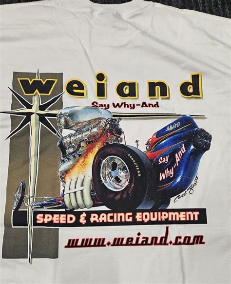 Weiand Speed And Racing Equipment 00 Mens 100 Cotton T Shirt Nhra