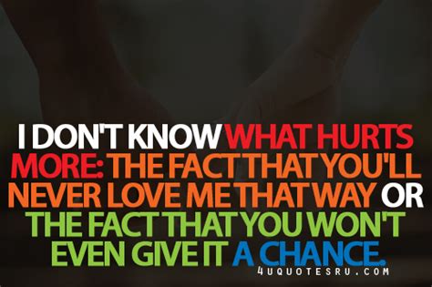 You Dont Know What Love Is Quotes Quotesgram