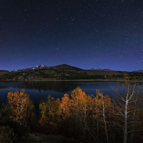 Night Sky Over June Lake Photograph By Babak Tafreshi