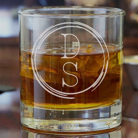 Personalized Whiskey Glass Custom Wedding Ts Etched Etsy