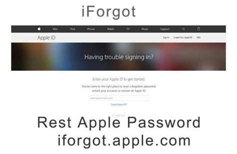 Iforgot Rest Apple Password Trendebook Passwords Play Game Online Apple