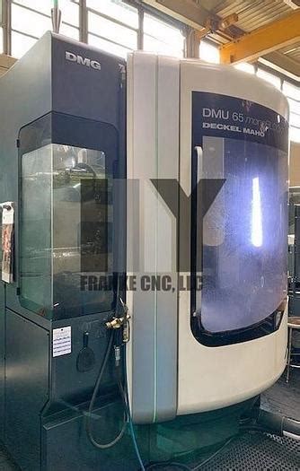 Used Dmg Mori Deckel Maho Dmu Monoblock For Sale At Franke Cnc