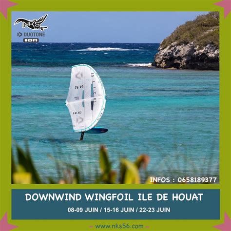 Downwind Vers L Le De Houat En Juin Nks Ecole De Kitesurf Du Morbihan