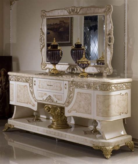 Casa Padrino Ensemble De Meubles Baroques De Luxe Blanc Beige Or