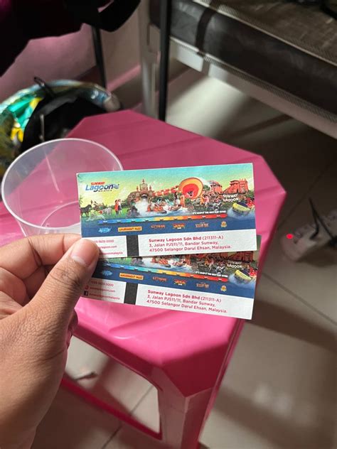 Ticket Sunway Lagoon Tickets Vouchers Event Tickets On Carousell