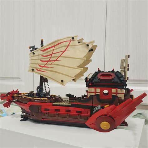 Ninjago Destiny's Bounty 1781Pcs Moc Model Modular Building Blocks Bricks Toys 9446 X19007