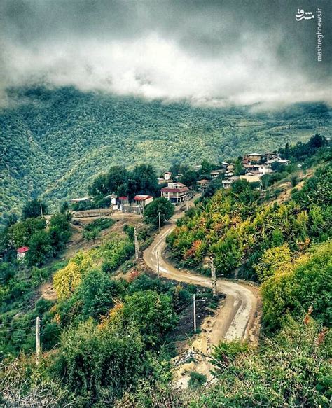 مشرق نیوز عکس نمایی زیبا از روستای پاقلعه