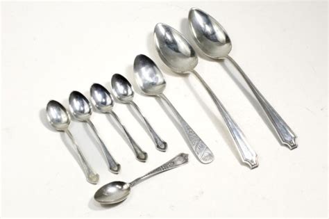 Lot - COLLECTION ANTIQUE STERLING SILVER SPOONS
