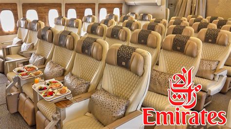 NEW EMIRATES AIRBUS A380 Full Cabin Tour: FIRST, BUSINESS, PREMIUM and ...