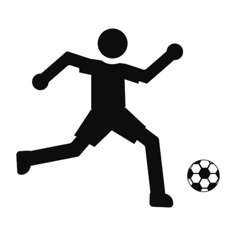 Vector De Icono De Futbol Vector Premium