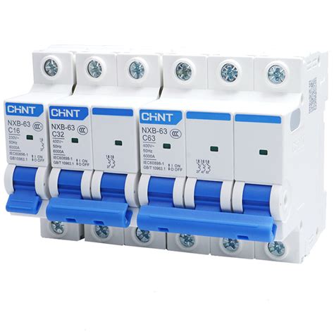 Chint MCB NXB 63 2p Type D 1A 63A Miniature Circuit Breaker Shopee