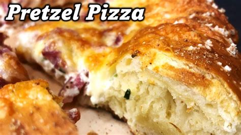 Easy Pretzel Dough Pizza Recipe 😍 Pretzel Pizza Crust 😍 Pizza Dough Pretzel Recipe Youtube