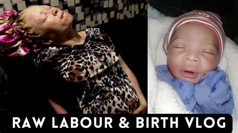 Natural Labour And Delivery Vlog 2021 Real And Raw No Epidural Birth