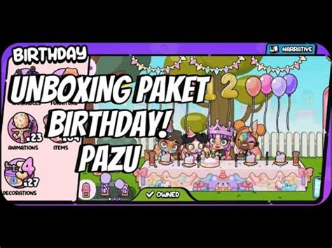 Unboxing Ulang Tahun Pazu Avatar World Youtube