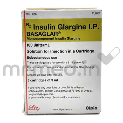 Buy Basaglar 100iuml Injection Online Uses Price Dosage