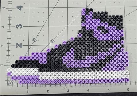 Purple Nike Air Jordan Perler Beads Etsy